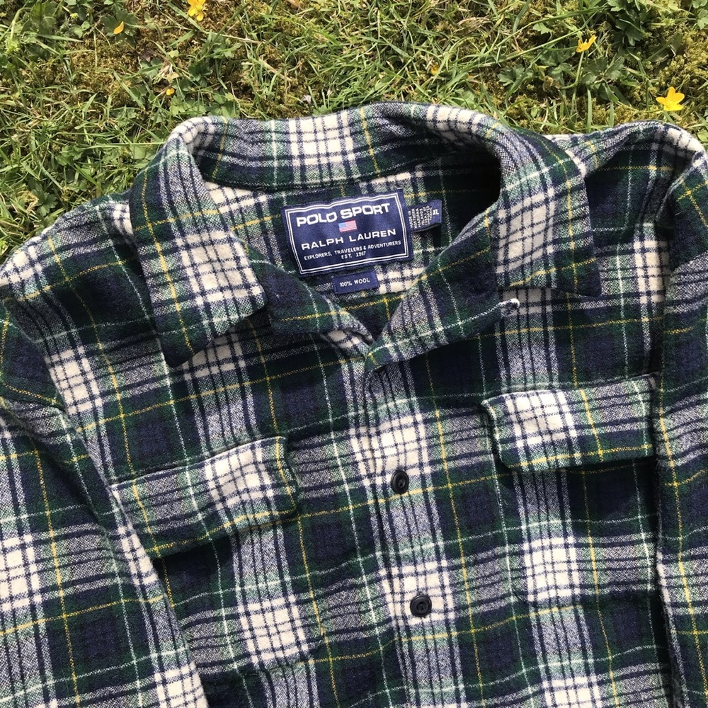 Vintage Polo Sport Wool Flannel